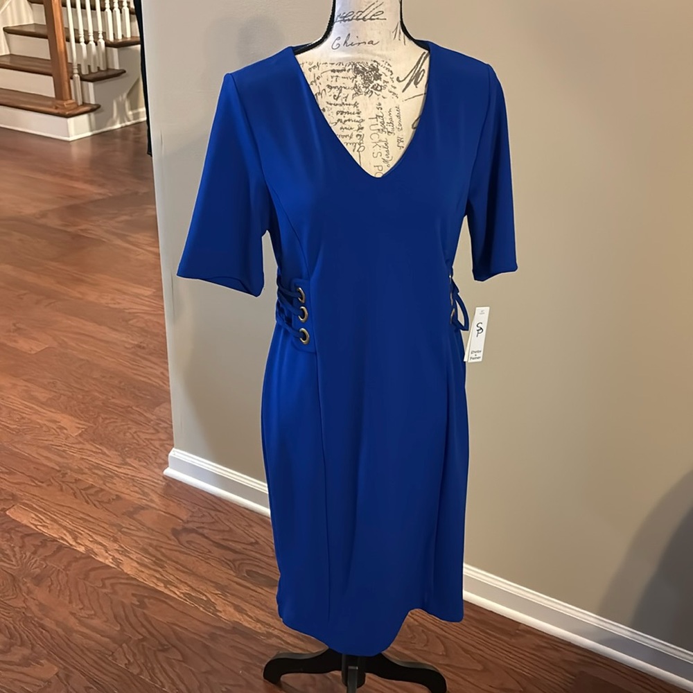 Blue dress, size 8